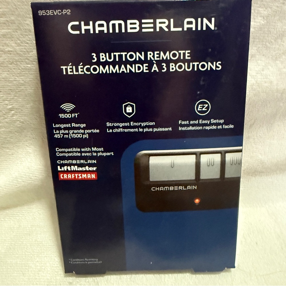Chamberlain 3 Button Remote Garage Door opener NEW